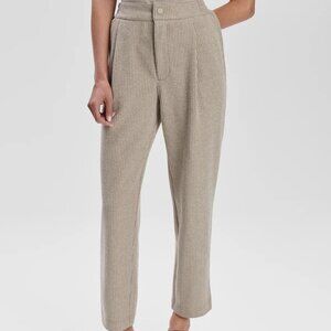 Varley Perrie Tapered Trouser Size Xs Taupe Marl Color